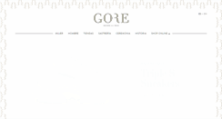 Desktop Screenshot of gore.es