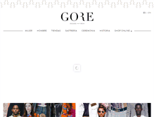 Tablet Screenshot of gore.es