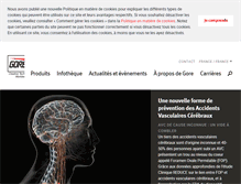 Tablet Screenshot of gore.fr